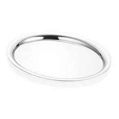 Altınbaşak Stainless Oval Tray 27.5x20x1.5 cm - Altınbaşak