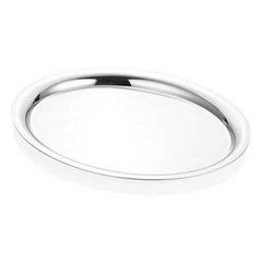 Altınbaşak Stainless Oval Tray 31x23.5x1.5 cm - Altınbaşak