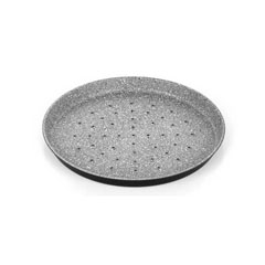 Altınbaşak Perforated Steel Pizza Pan Granite 36 cm - Altınbaşak