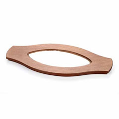 Altınbaşak Polished Mdf Fish Wooden Coaster, 20x40 cm - Altınbaşak