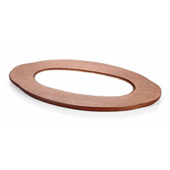 Altınbaşak Polished Mdf Trout Wooden Coaster, 21x40 cm - Altınbaşak