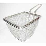 Altınbaşak Stainless Mini Square Wire Deep Fryer Basket, 10x8x7 cm - Altınbaşak