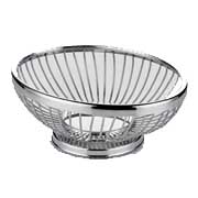 Altınbaşak Stainless Oval Bread and Fruit Basket 25x18x9 cm - Altınbaşak