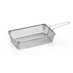 Altınbaşak Stainless Rectangular Presentation Basket, 20x12x4 cm - Altınbaşak