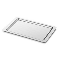 Altınbaşak Stainless Rectangular Service Tray 40x26x1 cm - Altınbaşak
