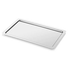 Altınbaşak Stainless Rectangular Service Tray 53x32x1 cm - Altınbaşak