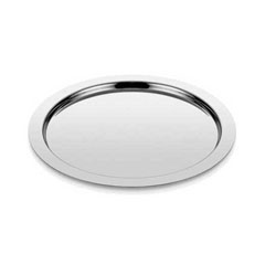 Altınbaşak Stainless Round Service Tray 40x1 cm - Altınbaşak