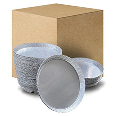 Aluminum Sample Weighing Cup '100 Pieces' - Akyol
