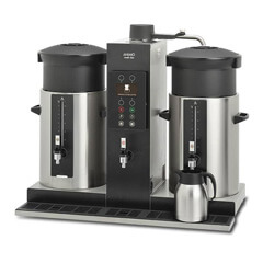 Animo ComBi-Line CB 2x10 W Paslanmaz Çelik Filtreli Konteynerlı 2x10 lt Hazneli Inox Filtre Kahve Makinesi - Animo