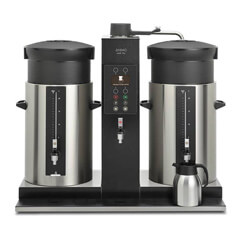 Animo ComBi-Line CB 2x20 W Paslanmaz Çelik Filtreli Konteynerlı 2x20 lt Hazneli Inox Filtre Kahve Makinesi - Animo