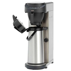 Animo MT100-V Manuel Dolum Paslanmaz Çelik Filtreli Termoslu 2.4 lt Hazneli 144 Fincan Inox - Siyah Filtre Kahve Makinesi - 2