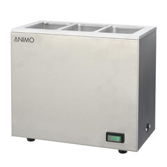 Animo Tetra Pak MPW-3 Carton Milk Warmers, 3 Compartments - Animo