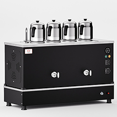 Anka Black Pro Compact Full Automatic Tea Boiler, 4 Teapots, 40 Liters - Anka