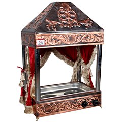 Anka Counter Top Sand Coffee, 66x34x60 cm, Copper - Anka