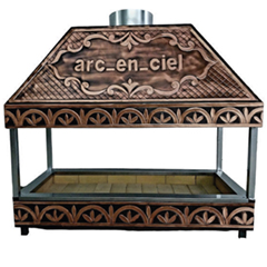 Anka Eco Grill, 175x60x120 cm, Copper - Anka