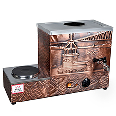 Anka Eko Electric Tea Kettle, 1 Teapot, 14 Liters, Plate, Copper - Anka