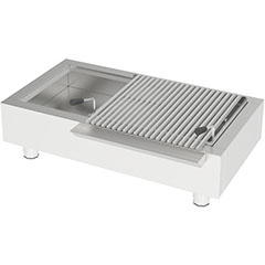 Anka Grill Stove, Stainless, 120x45x20 cm - Anka