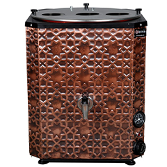 Anka New Generation Tea Machine, 3 Teapots, 35 Liters, Copper - Anka