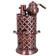 Anka Odunlu Semaver, 1 Demlikli, 5 Litre, Bakır - Anka