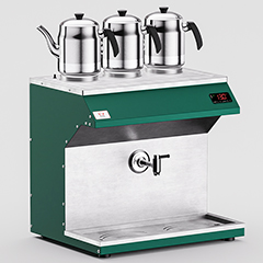 Anka Pro Chef Çay Makinesi, 3 Demlikli, 25 Litre, Yeşil - Anka