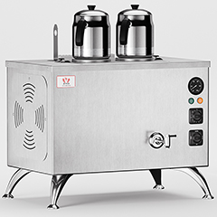 Anka Pro Compact Çay Kazanı, Elektrikli, 2 Demlikli, 20 Litre, Inox - Anka