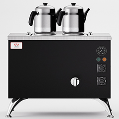 Anka Pro Compact Çay Kazanı, Elektrikli, 2 Demlikli, 20 Litre, Siyah - Anka