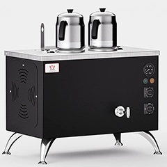 Anka Pro Compact Çay Kazanı, Elektrikli, 2 Demlikli, 20 Litre, Siyah - Anka (1)