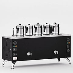 Anka Pro Compact Çay Kazanı, Elektrikli, 5 Demlikli, 50 Litre, Siyah - Anka (1)