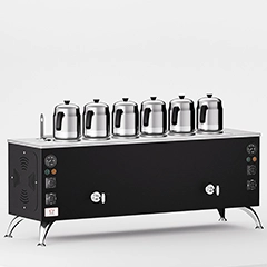 Anka Pro Compact Çay Kazanı, Elektrikli, 6 Demlikli, 60 Litre, Siyah - Anka (1)