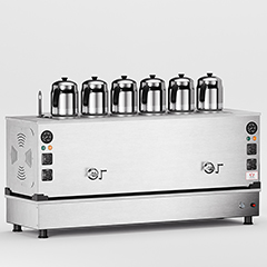 Anka Pro Compact Full Automatic Tea Boiler, 6 Teapots, 60 Liters, Inox - Anka