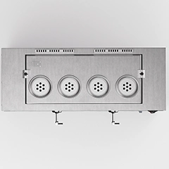 Anka Pro Compact Fully Automatic Tea Boiler, 4 Kettles, 40 Liters, Copper - 2