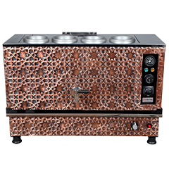 Anka Pro Compact Fully Automatic Tea Boiler, 4 Teapots, 40 Liters, Copper - Anka