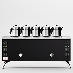 Anka Pro Compact Tea Boiler, Electric, 5 Teapots, 50 Liters, Black - Anka