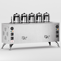 Anka Pro Compact Tea Boiler, Electric, 5 Teapots, 50 Liters, Inox - Anka