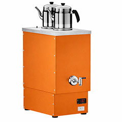 Anka Pro Cook Çay Makinesi, 2 Demlikli, 12 Litre, Turuncu - Anka