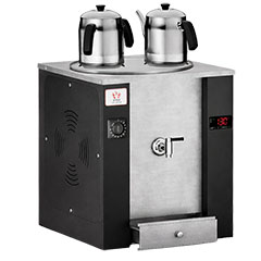 Anka Pro Exper Çay Makinesi, 2 Demlikli, 15 Litre, Siyah - Anka