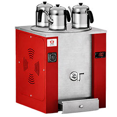 Anka Pro Exper Tea Machine, 3 Teapots, 25 Liters, Red - Anka