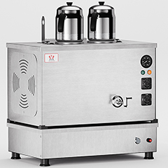 Anka Pro Kompak Full Otomatik Çay Kazanı, 2 Demlikli, 20 Litre, Inox - Anka