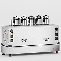 Anka Pro Kompak Full Otomatik Çay Kazanı, 5 Demlikli, 50 Litre, Inox - Anka