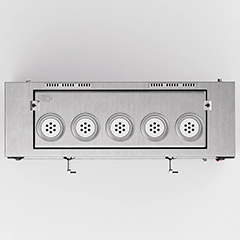 Anka Pro Kompak Full Otomatik Çay Kazanı, 5 Demlikli, 50 Litre, Inox - Anka (1)