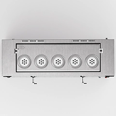 Anka Pro Kompakt Full Otomatik Çay Kazanı, 5 Demlikli, 50 Litre, Bakır - Anka (1)