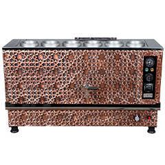 Anka Pro Kompakt Fully Automatic Tea Boiler, 6 Teapots, 60 Liters, Copper - Anka