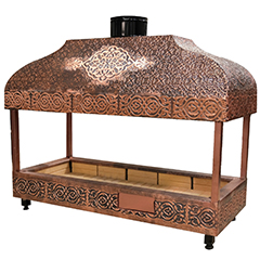 Anka Pro Stove, 100x60x120 cm, Copper - Anka