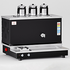 Anka Pro Plus Automatic Tea Boiler, 3 Teapots, 30 Liters, Black - Anka