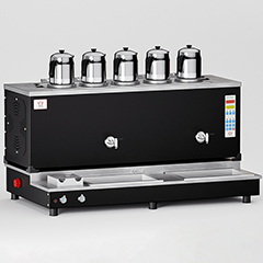 Anka Pro Plus Automatic Tea Boiler, 5 Teapots, 50 Liters, Black - Anka