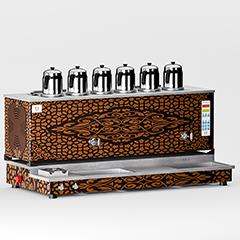 Anka Pro Plus Automatic Tea Boiler, 6 Teapot Capacity, 60 Liters, Copper - Anka