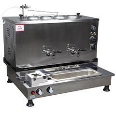 Anka Pro Plus Otomatik Çay Kazanı, 4 Demlikli, 40 Litre, Elektrikli ve Gazlı, Inox - Anka