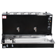 Anka Pro Plus Otomatik Çay Kazanı, 5 Demlikli, 50 Litre, Siyah - Anka