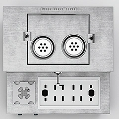 Anka Pro Plus Smart Çay Kazanı, Hibrit, 2 Demlikli, 20 Litre, Siyah - 4