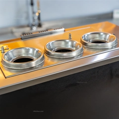 Anka Pro Plus Smart Çay Kazanı, Hibrit, 3 Demlikli, 30 Litre, Siyah - 4